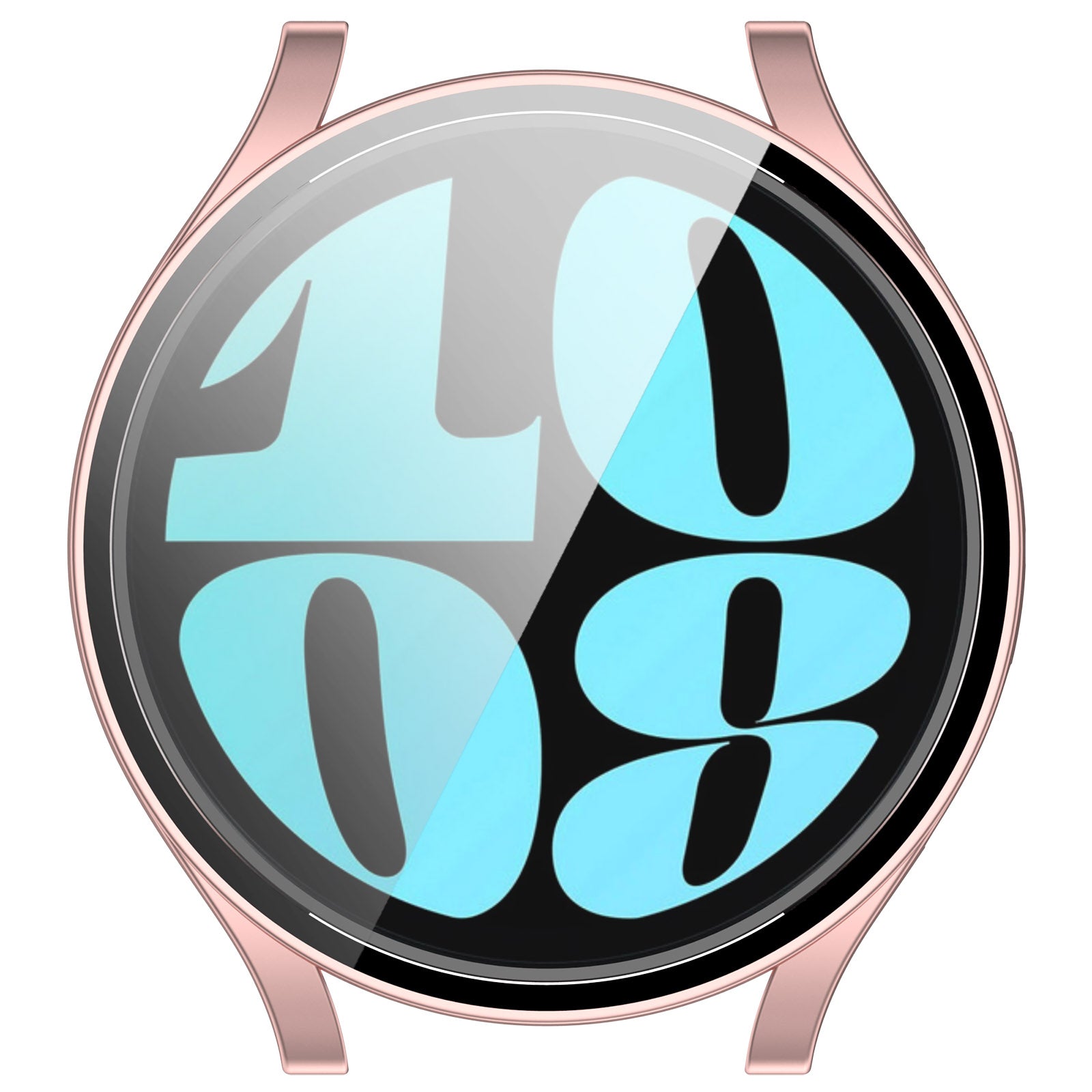 For Samsung Galaxy Watch6 44mm PC Watch Case Protective Frame with Built-in Tempered Glass Film For Samsung Galaxy Watch6 44mm PC Watch Case Protective Frame with Built-in Tempered Glass Film